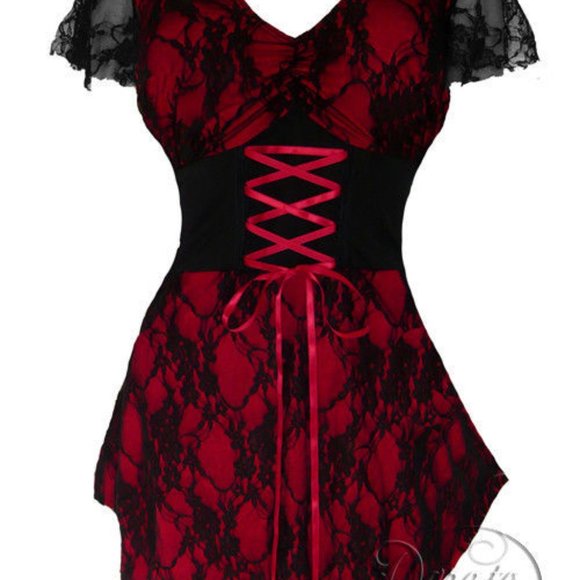 Dare to Wear 5X Ruby Sweetheart Top - Picture 4 of 14